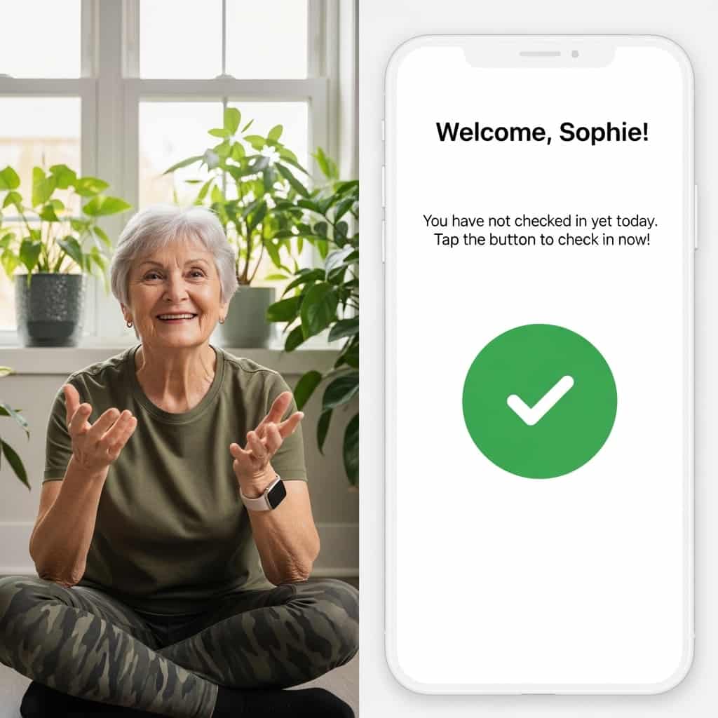 Daily Check-In App Interface